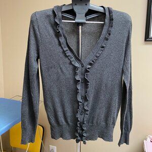 J. Crew Factory - Ruffled Cardigan size Medium